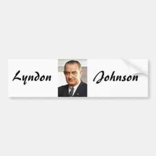 Lyndon B. Johnson 36. Präsident Autoaufkleber