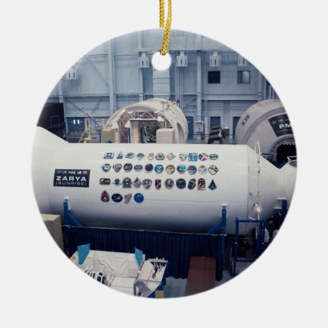Lyndon B. Johnson-Raumfahrtzentrum Keramik Ornament (Vorne)
