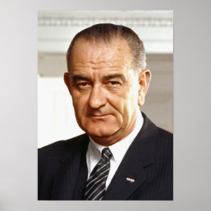 Lyndon B. Präsident Johnson Poster