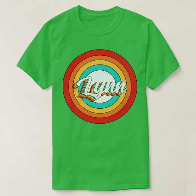 Lynn Name Shirt Vintag Lynn Circle (Design vorne)