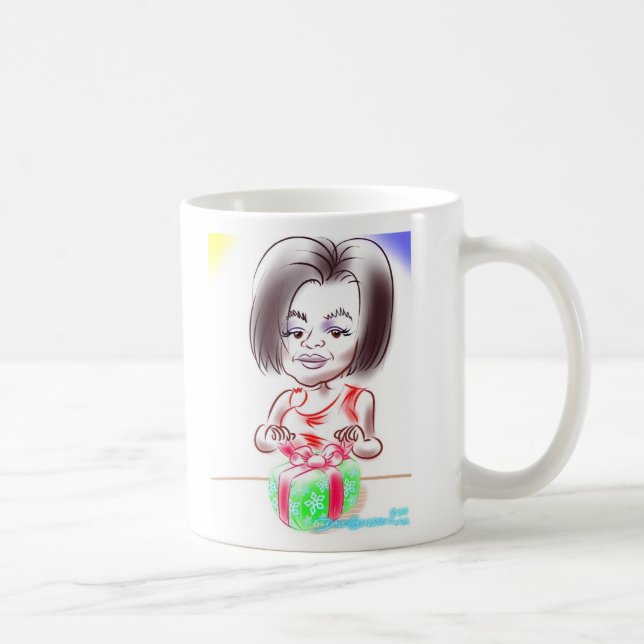 Lyns Karikatur-Tasse Kaffeetasse (Rechts)