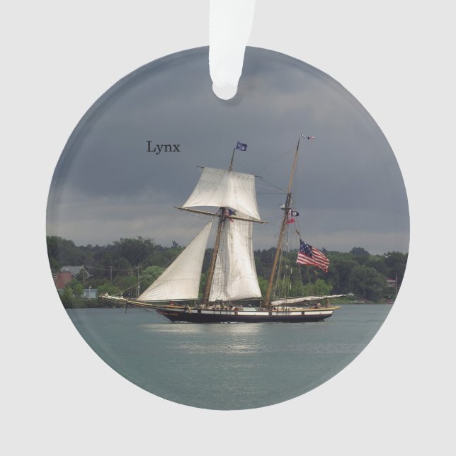 Lynx Acrylschmuck Ornament (Vorderseite)