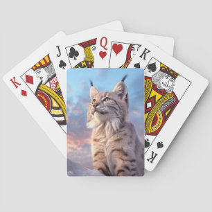 Lynx Animal Nature Majestic Wilderness Spielkarten