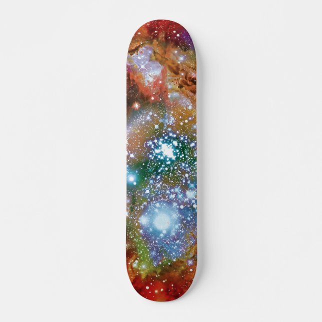 Lynx Arc Starbirth Star Cluster Artist Impression Skateboard (Vorne)