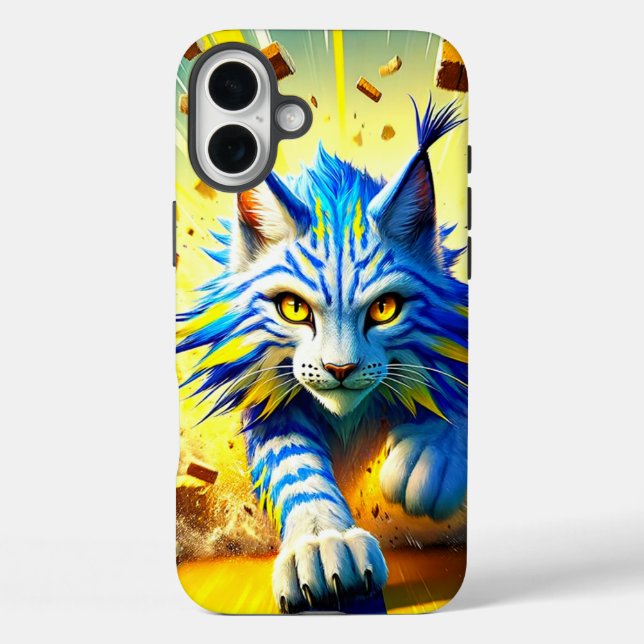 Lynx Art Phone Case (Rückseite)