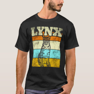Lynx Cat Animal Colorful T-Shirt