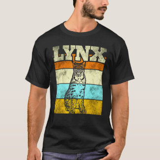 Lynx Cat Animal Colorful T-Shirt