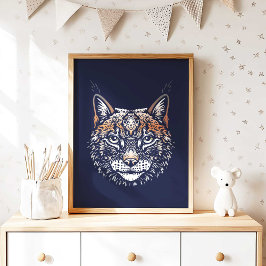 Lynx | Forest Animal Lynx Wall Print Poster