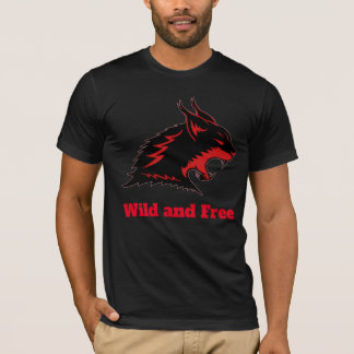 Lynx Kopf Wild und frei T-Shirt