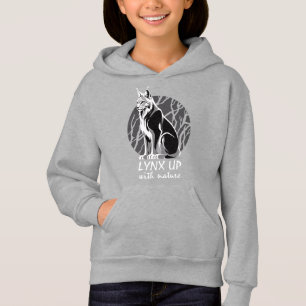 Lynx mit der Natur Hoodie