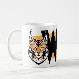 Lynx - Wild. Vorsicht. Beobachtung Kaffeetasse