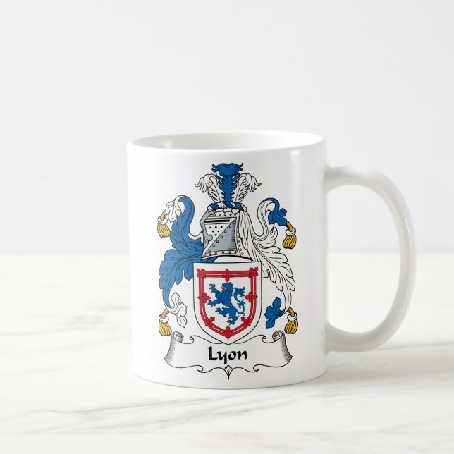 Lyon-Familienwappen Kaffeetasse (Rechts)