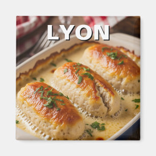Lyon France Quenelles Magnet