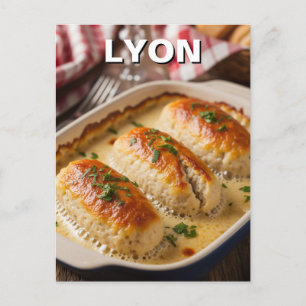 Lyon France Quenelles Postkarte