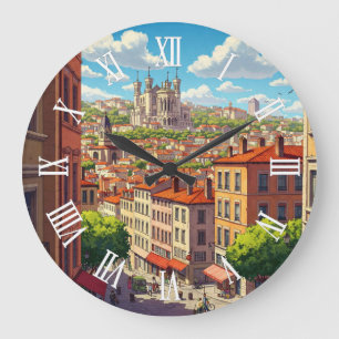 Lyon Frankreich Basilika Reise Große Wanduhr