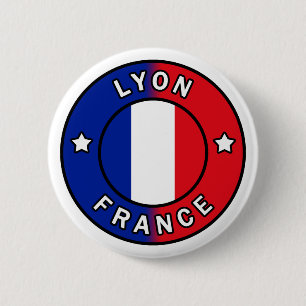 Lyon Frankreich Button