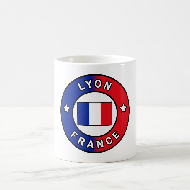 Lyon Frankreich Kaffeetasse (Mittel)