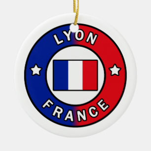 Lyon Frankreich Keramik Ornament