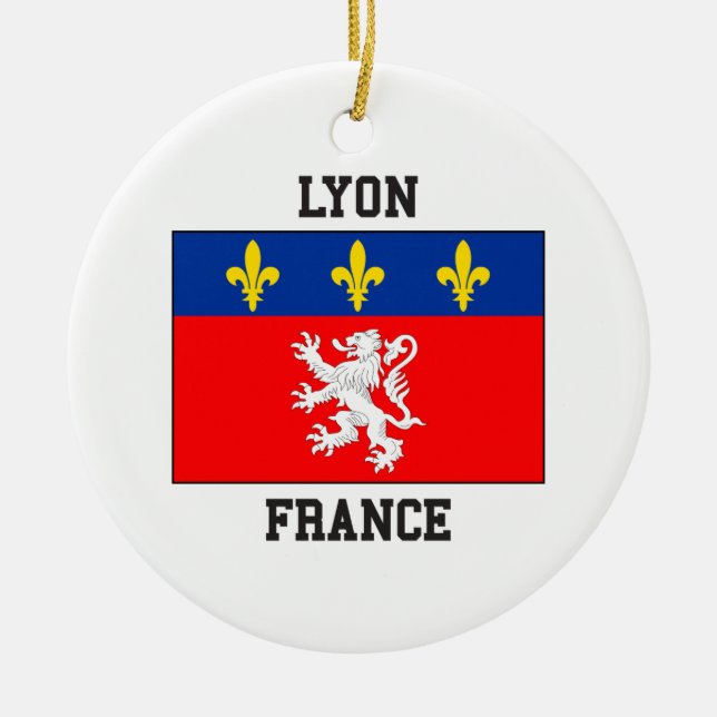 Lyon Frankreich Keramikornament (Vorne)