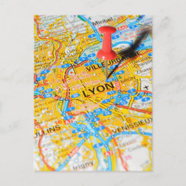 Lyon, Frankreich Postkarte