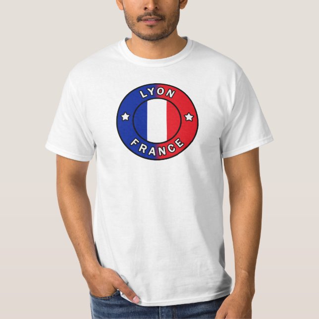 Lyon Frankreich T-Shirt (Vorderseite)