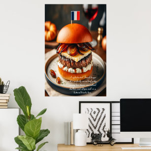 Lyon Luxe Burger 24 x 36 Poster