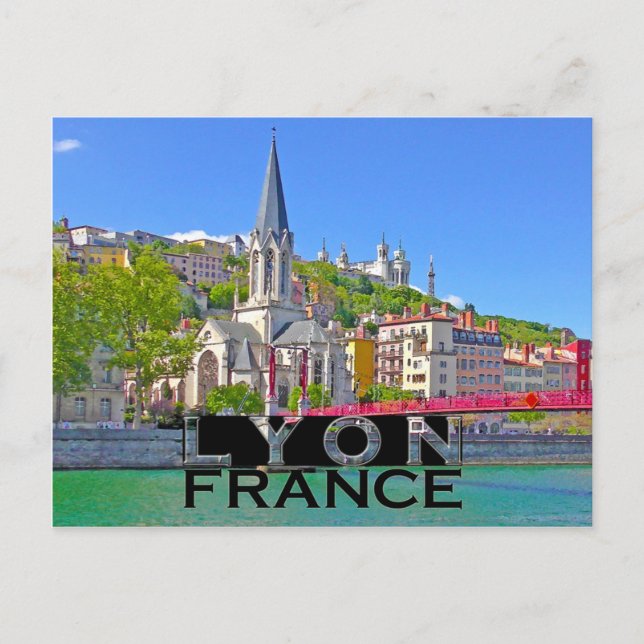 Lyon Postkarte (Vorderseite)