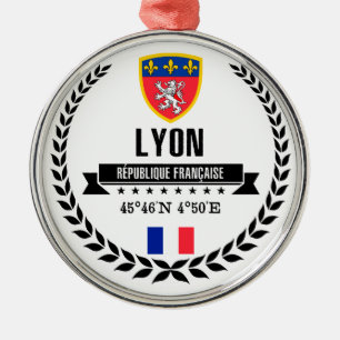 Lyon Silbernes Ornament