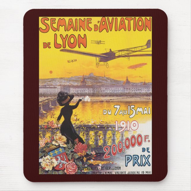 Lyoner Luftfahrttage Mousepad (Vorne)