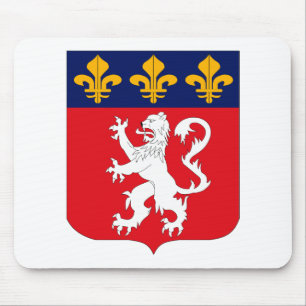 Lyonnais Wappen Mousepad