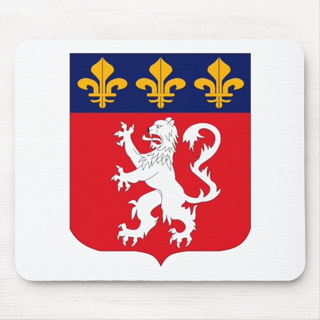Lyonnais Wappen Mousepad (Vorne)
