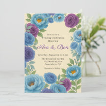 Lyons Blue Peony & Fig Lila Rose Hochzeit