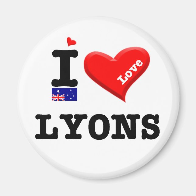 LYONS - I LIEBE MAGNET (Vorne)