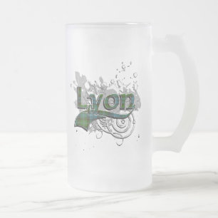 Lyontartan-Schmutz Mattglas Bierglas
