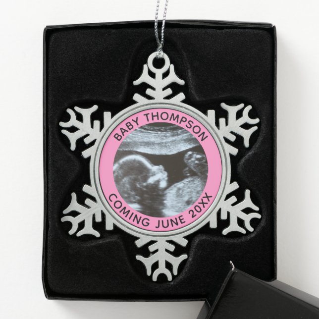 Lyophilisat Schneeflocken Zinn-Ornament (Box)