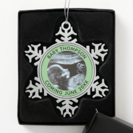 Lyophilisat Schneeflocken Zinn-Ornament