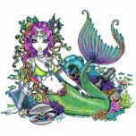 "Lyra" tropische Regenbogen-Meerjungfrau-Kunst Freistehende Fotoskulptur<br><div class="desc">" Lyra" tropische Regenbogen-Meerjungfrau-Kunst</div>