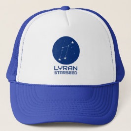 Lyran Casquette Starseed avec Lyra Constellation