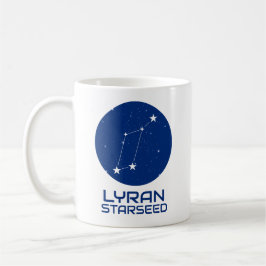 Lyran Starseed Mug - Lyra Constellation Design