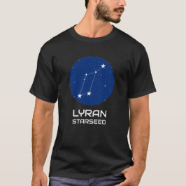Lyran Starseed T-Shirt mit Lyra Constellation