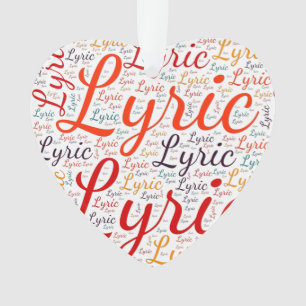 Lyric Ornament