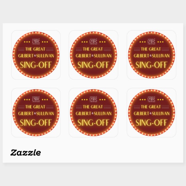 Lyric Theatre 2025 - Sticker (Feuille)