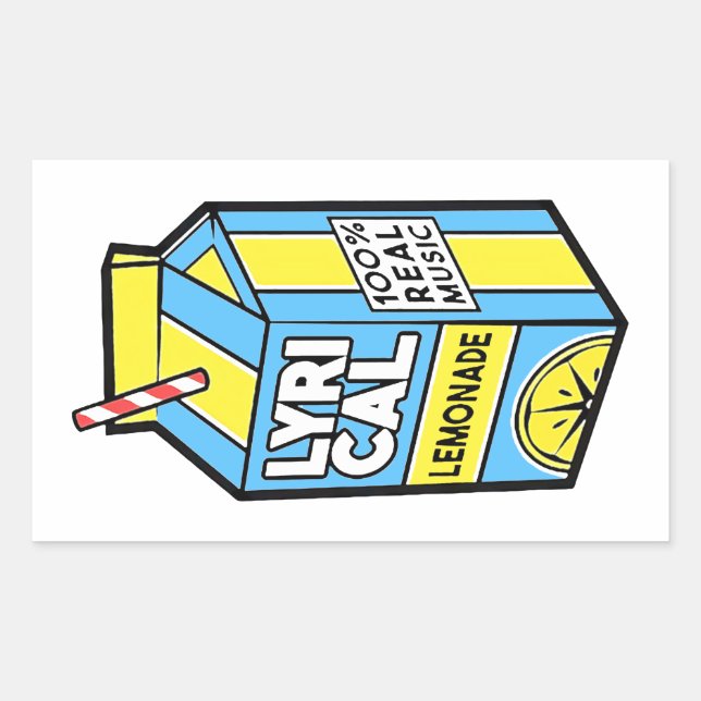 Lyrical Lemonade Rechteckiger Aufkleber (Vorderseite)