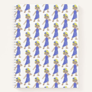Lyrical Lila Costume Moderne Tänzerlehrerin Gesche Notizbuch