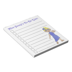 Lyrical Modern Dance Teacher to do List Erwägungsg Notizblock