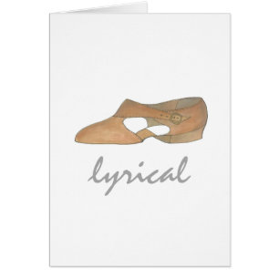 Lyrical Tan Modern Dance Teacher Shoe Geschenk