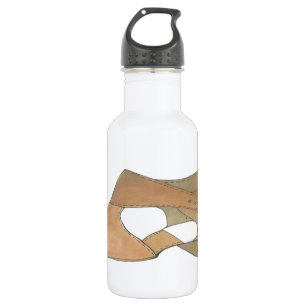 Lyrical Tan Modern Dance Teacher Shoe Geschenk Trinkflasche