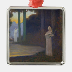 Lyricism im Wald, 1910 Ornament Aus Metall
