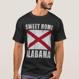 Lyriclyfe Sweet Zuhause Alabama Flag T-Shirt