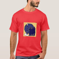 Lyrischer viktorianischer Carolers-T - Shirt